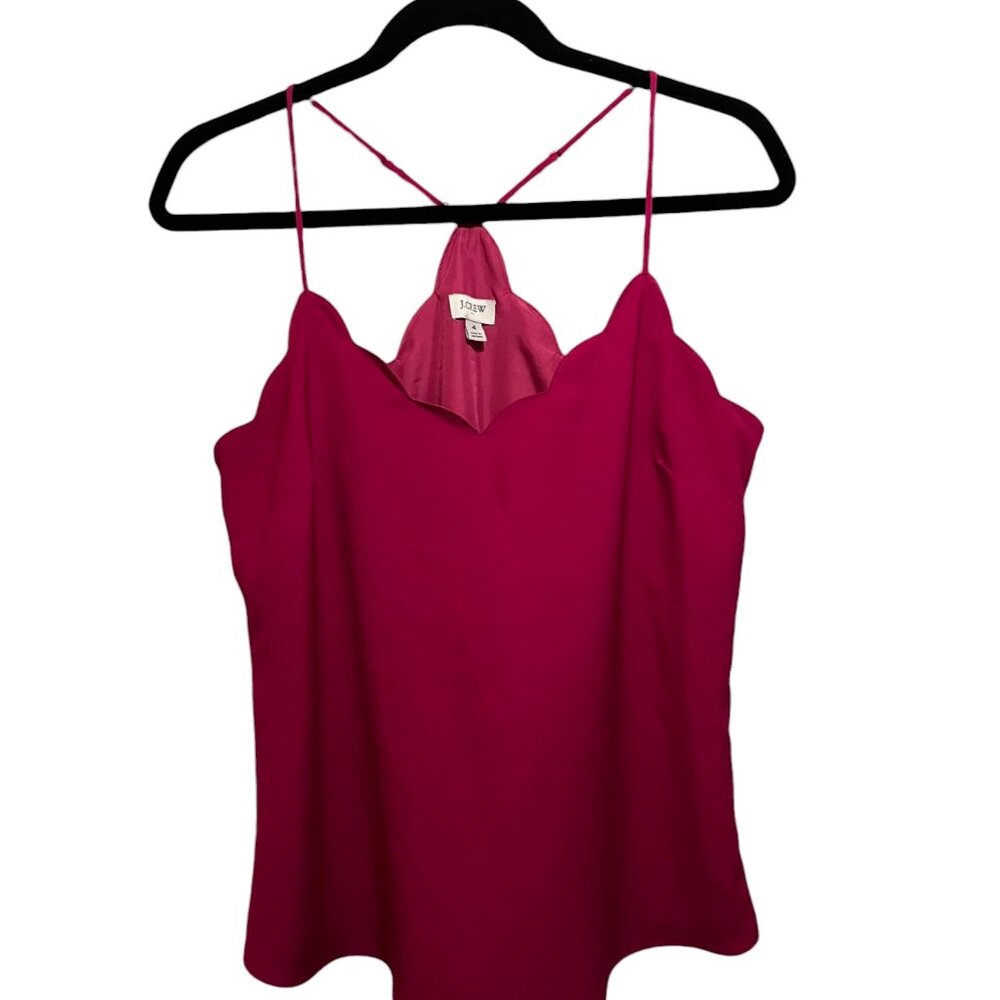 J. Crew Scalloped Edge Cami Tank Top β Size 4πΈππ·ππ - Picture 4 of 11